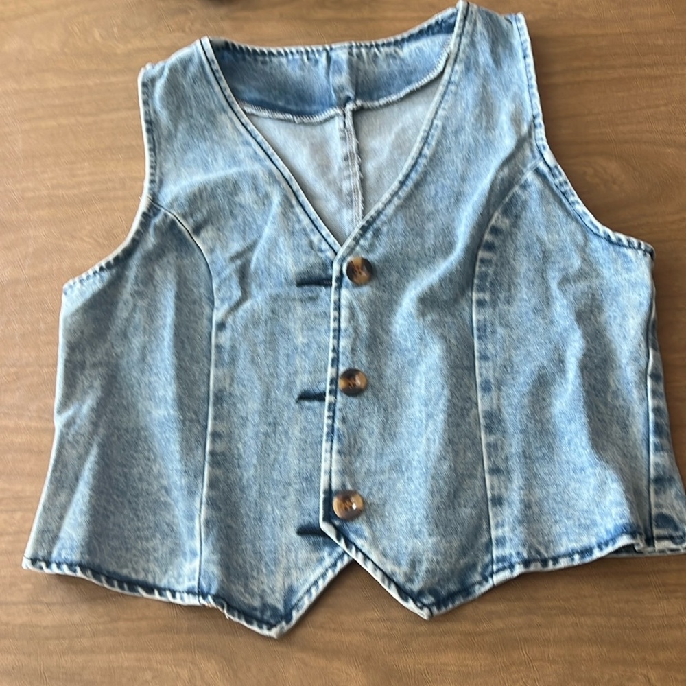 Pudcoco Women’s Jean vest